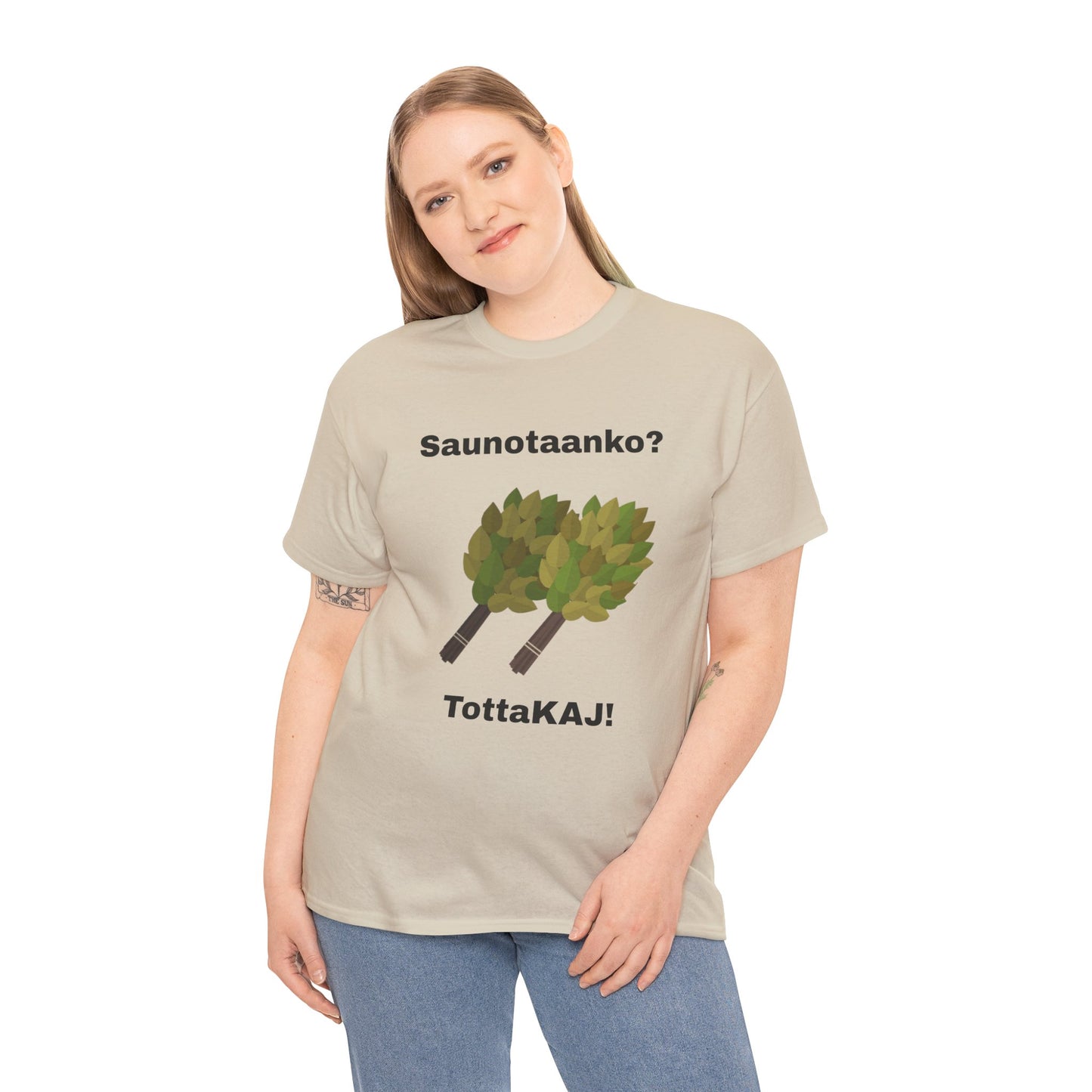 #3 Unisex Cotton Tee - Saunotaanko?