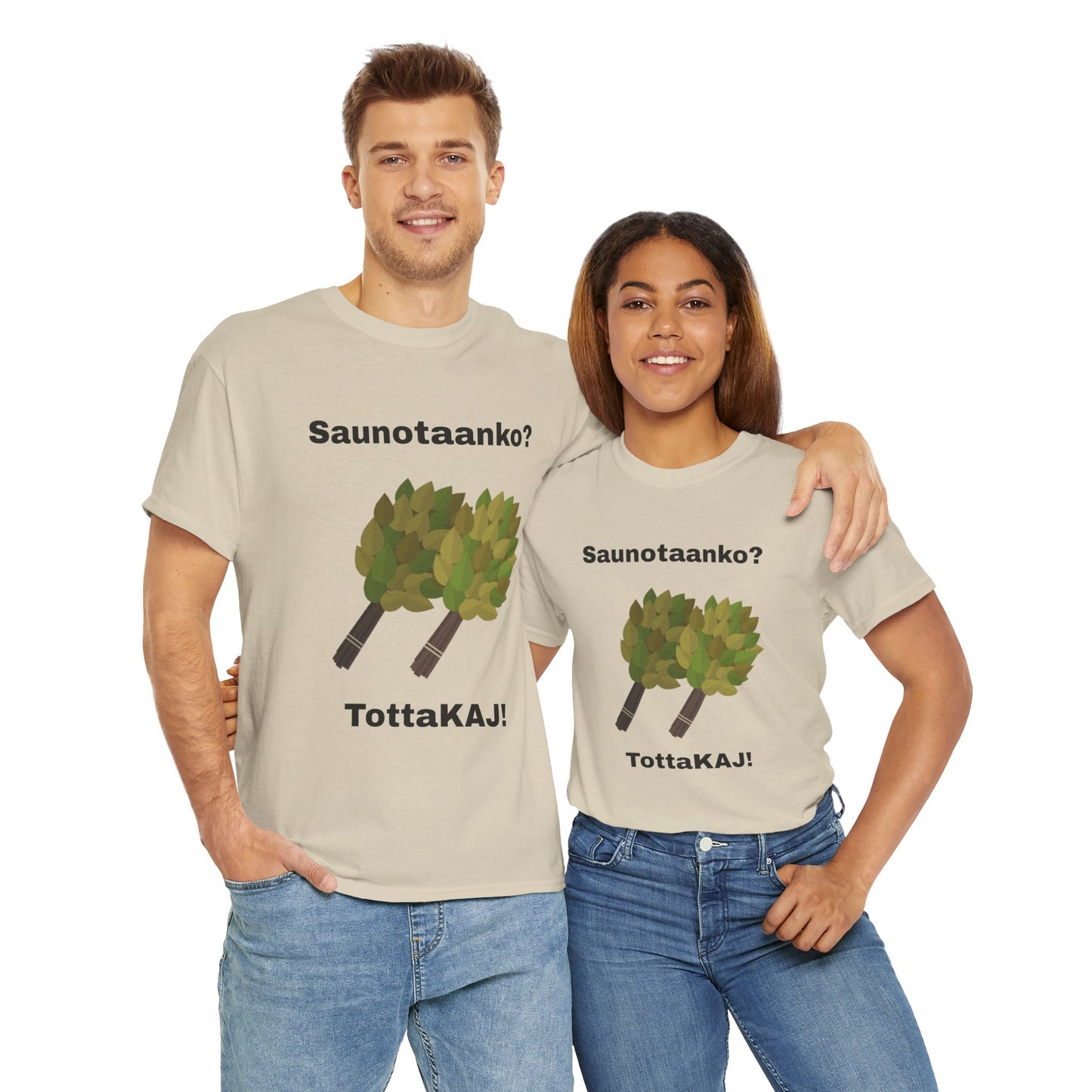 #3 Unisex Cotton Tee - Saunotaanko?