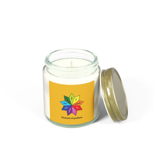 #9.0 Scented Coconut-Apricot Wax Candle - Elements of Goodness
