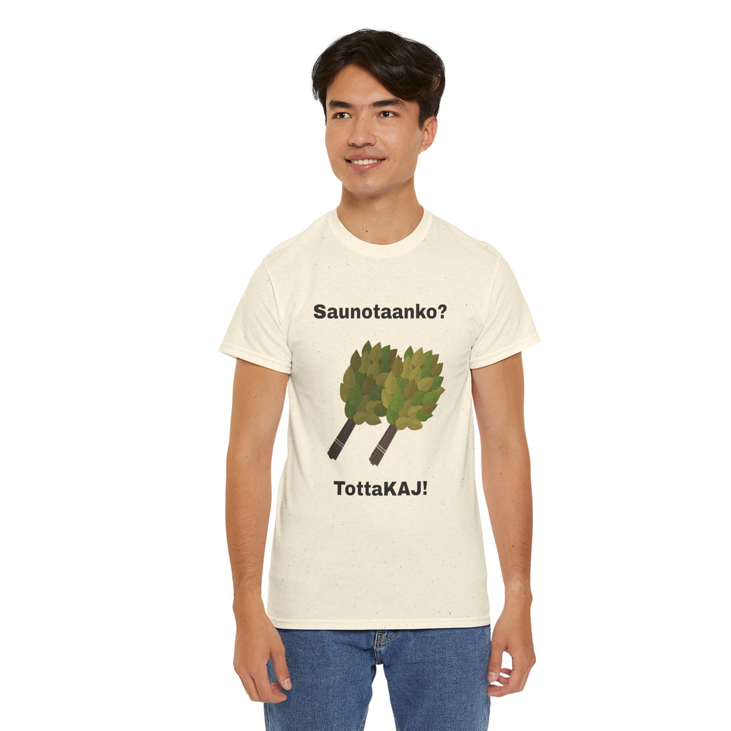 #3 Unisex Cotton Tee - Saunotaanko?